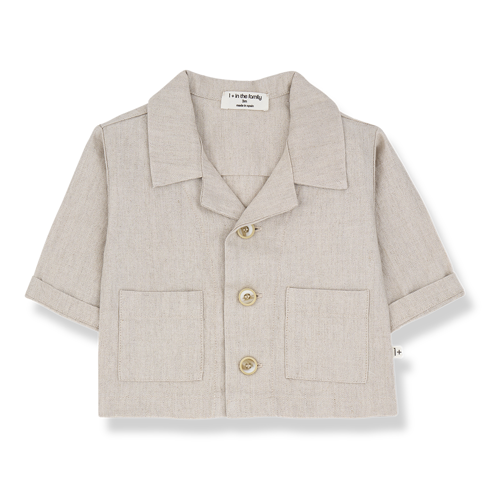 1+ in the family - Jacket Peratallada - beige