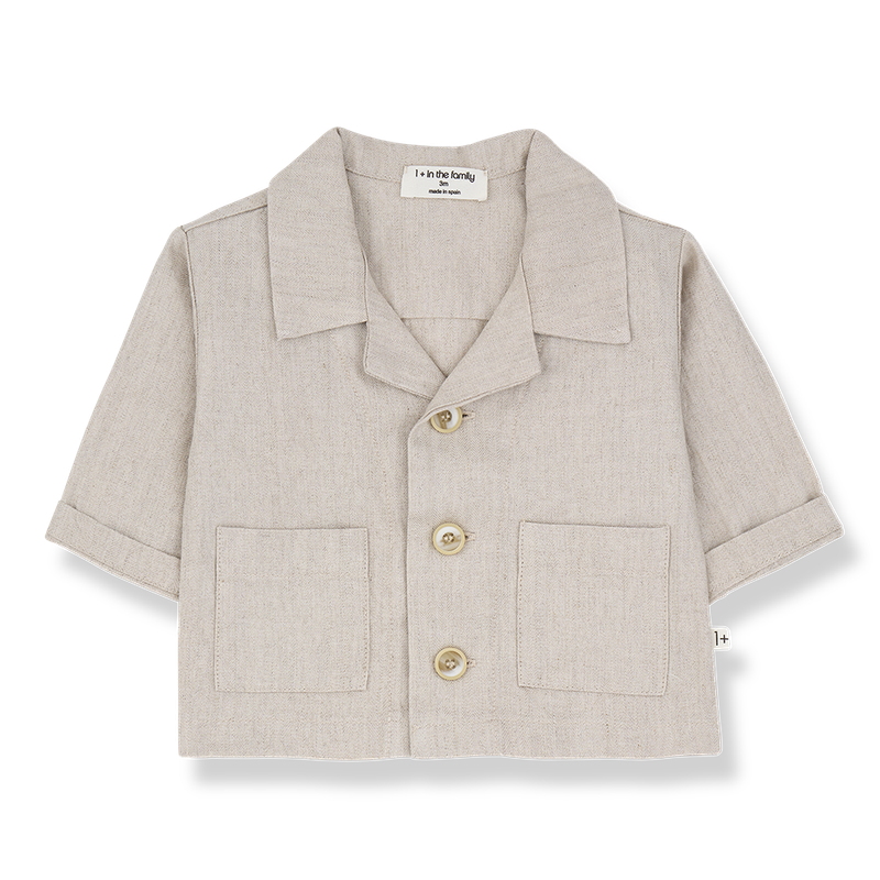 1+ in the family - Jacket Peratallada - beige