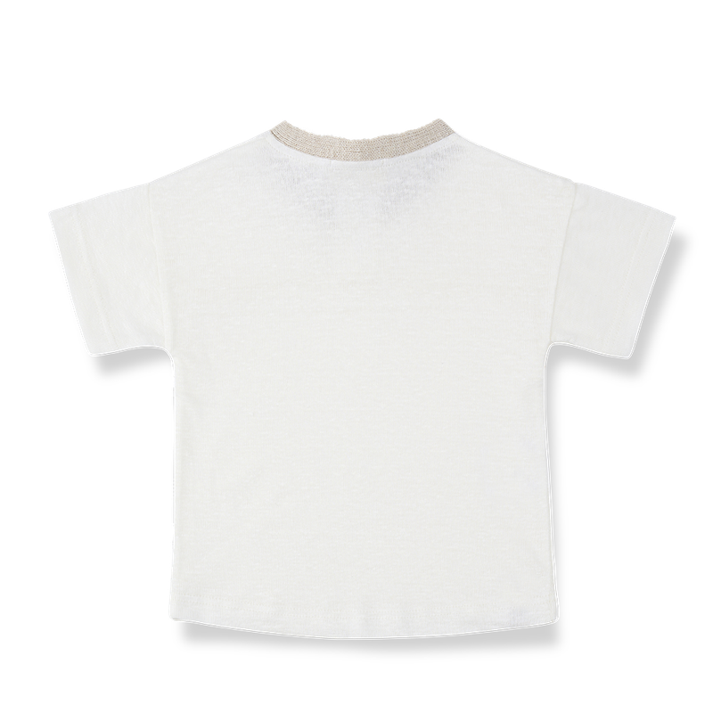 1+ in the family - Leinenshirt Ordis - off-white