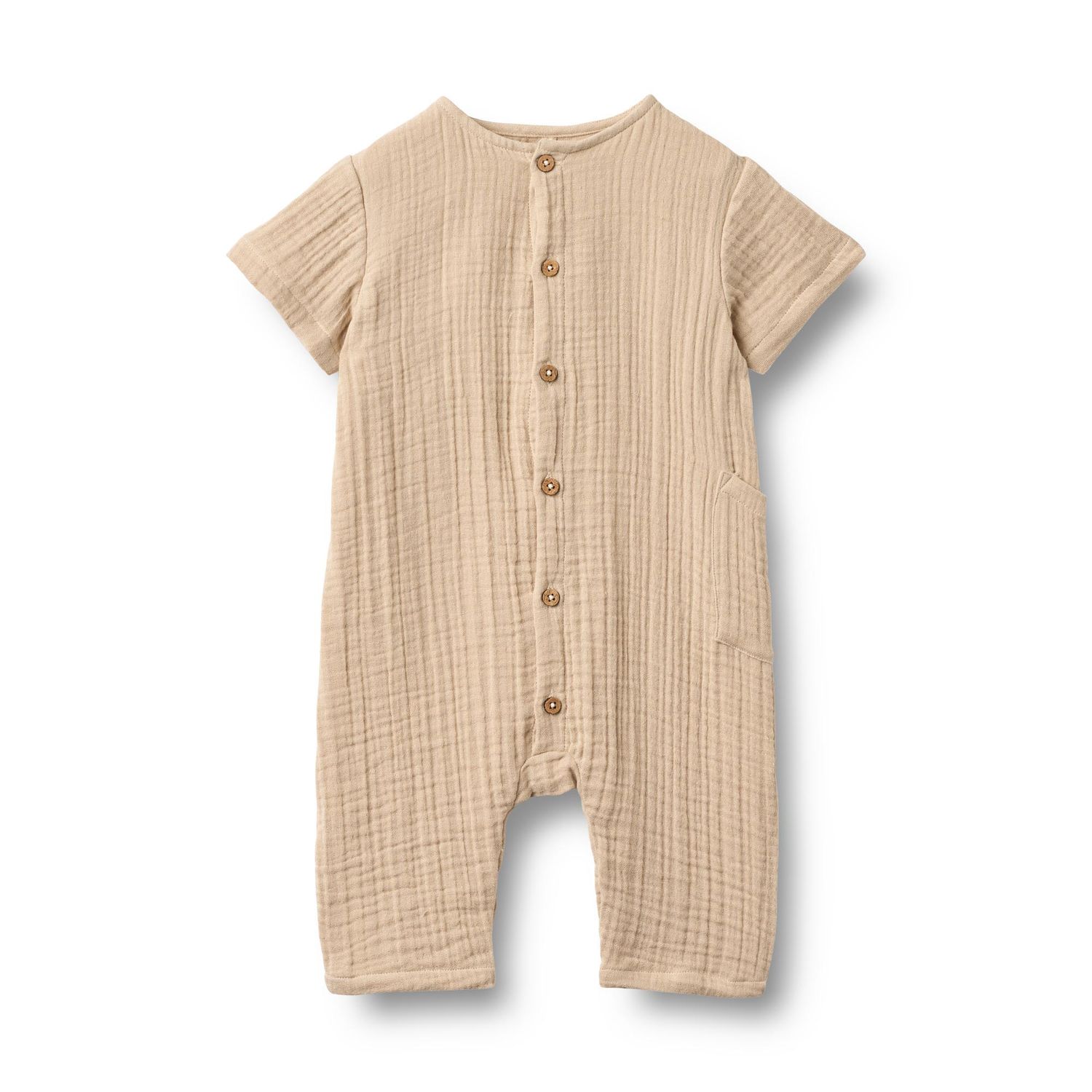 Wheat - Strampler Alex GOTS - warm sand