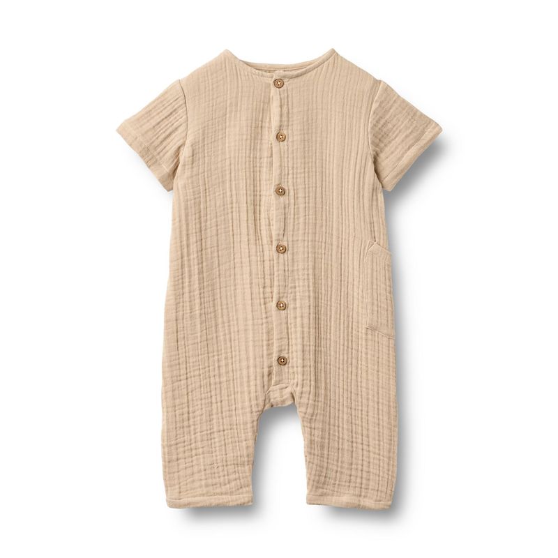 Wheat - Strampler Alex GOTS - warm sand