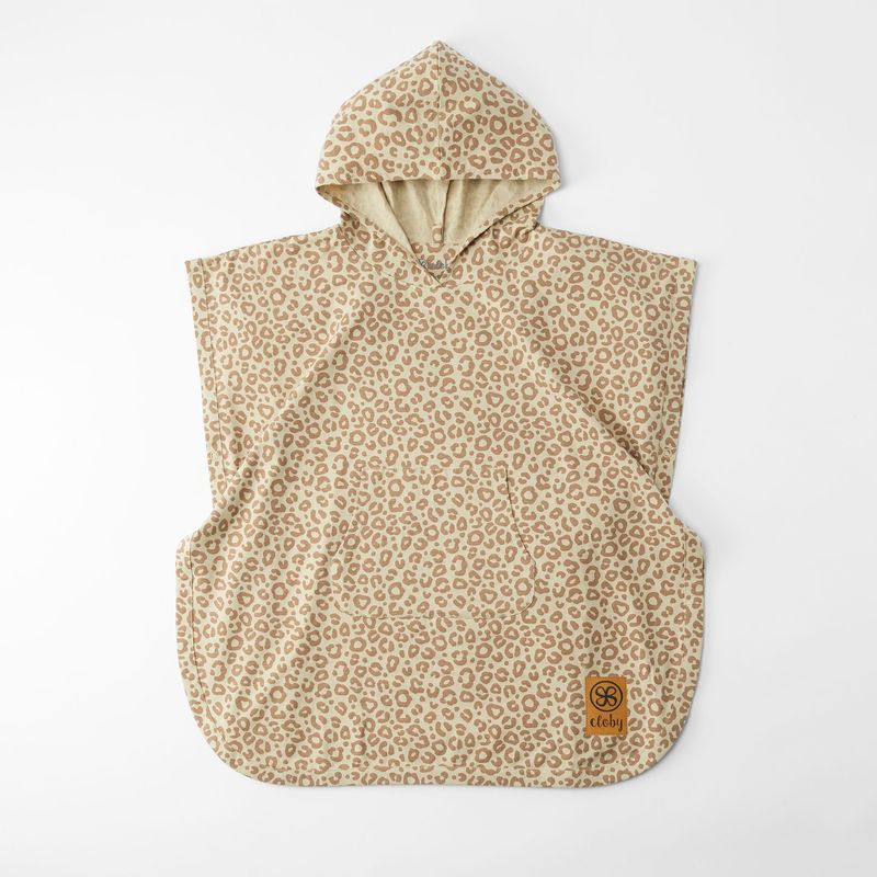 Cloby - UV Poncho UPF 50+ Leopard Brown (3-5 Jahre)