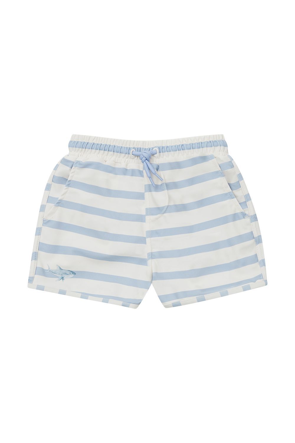 LEEVJE Badeshort UV 80 - blue stripes