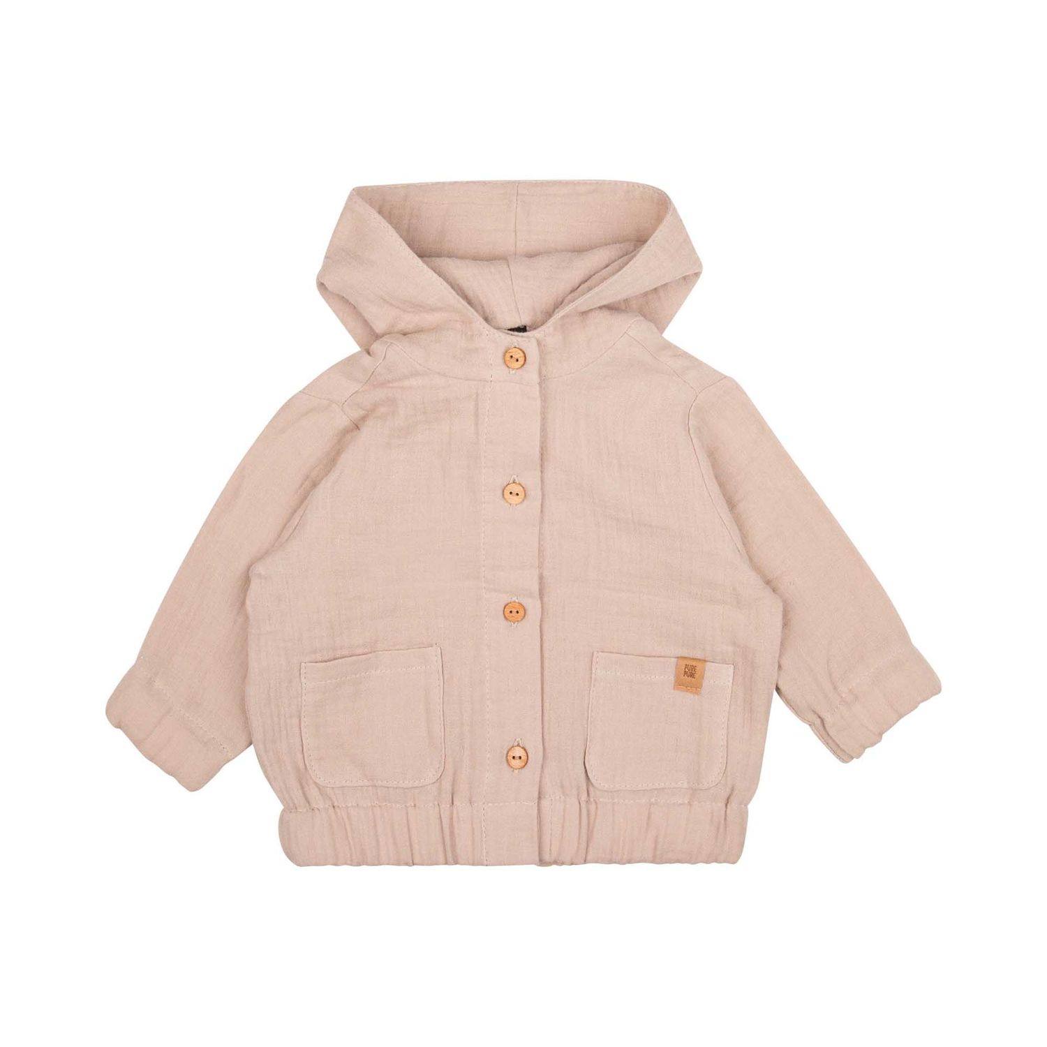Pure Pure Musselinjacke Mini - taupe