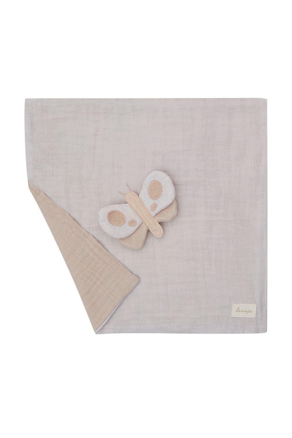 LEEVJE Kuscheltuch Musselin butterfly