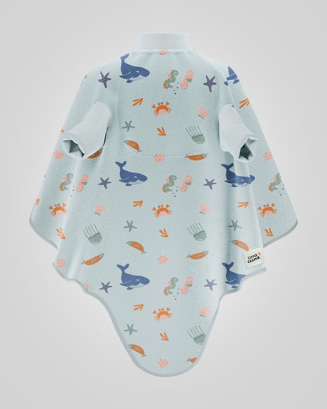 Lätzchen Boo Frottee Waterproof - Deep See