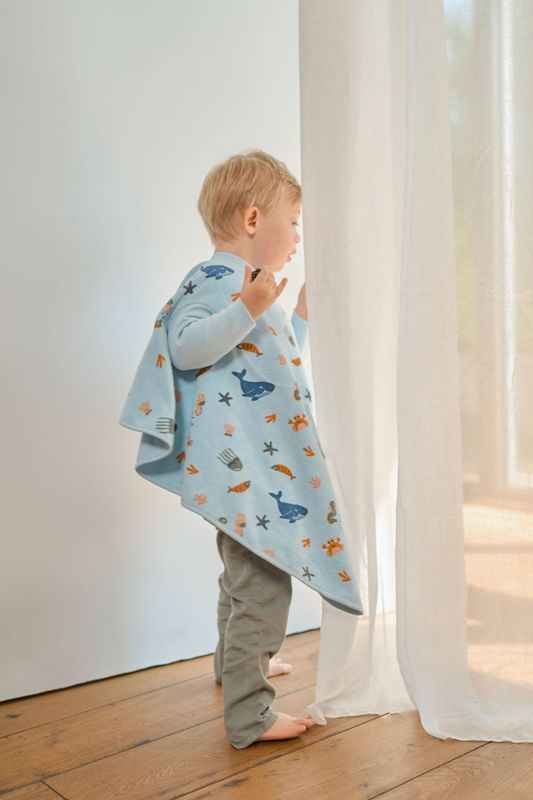 Lätzchen Boo Frottee Waterproof - Deep See