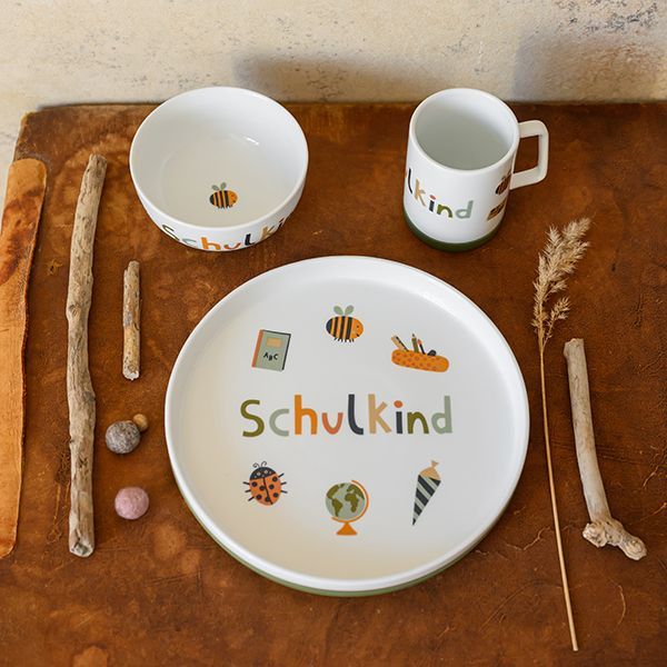 Porzellanset Schulkind Porzellanset Schulkind
