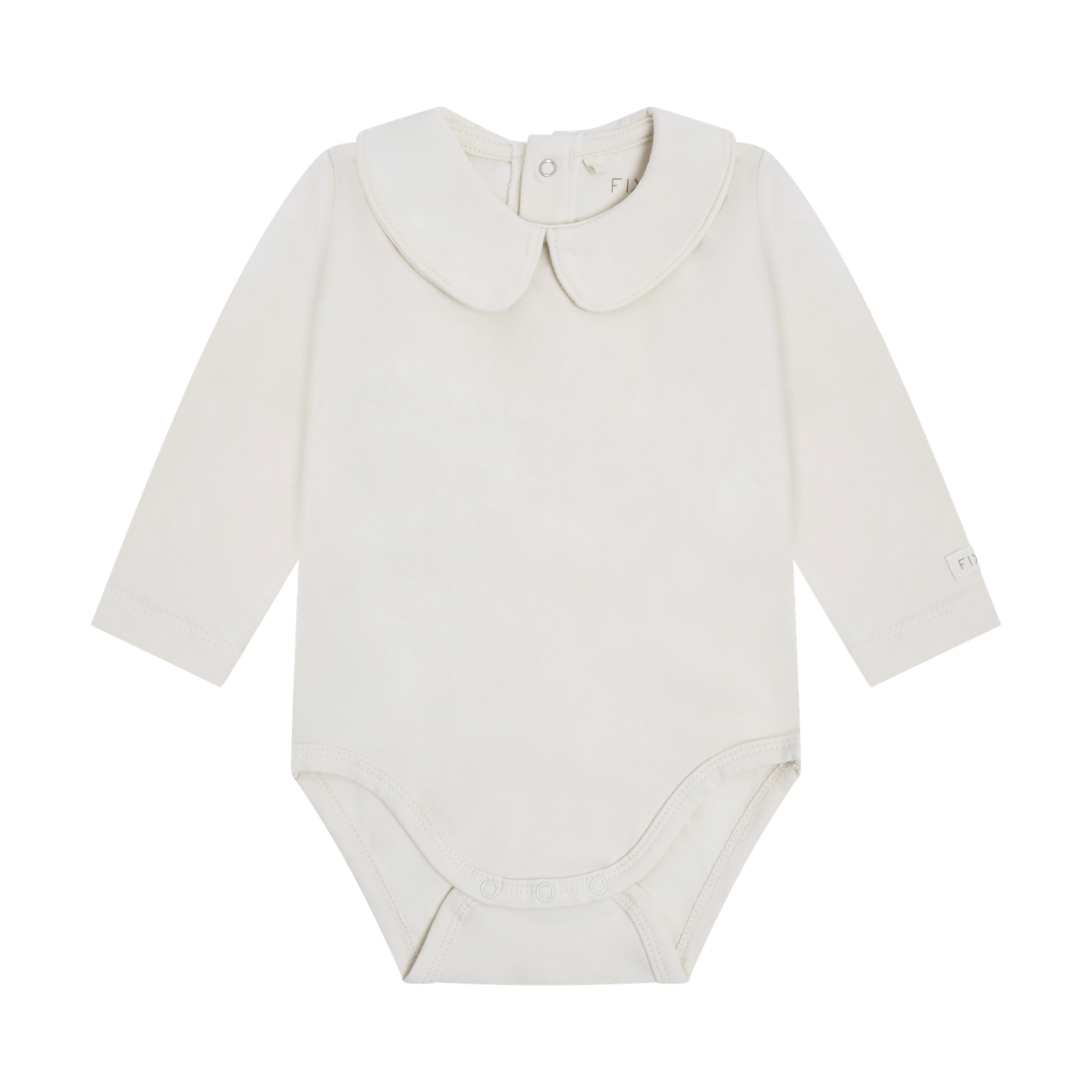Body LS mit Kragen - Eggnog