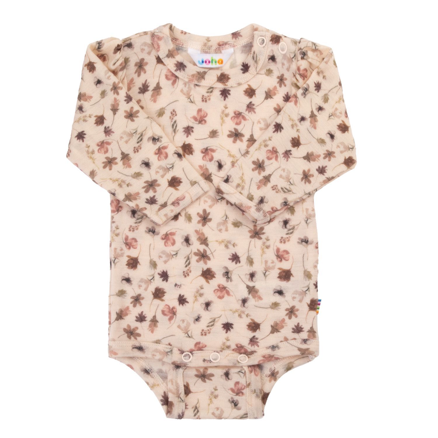 JOHA Body Merinowolle - Blumen rosa