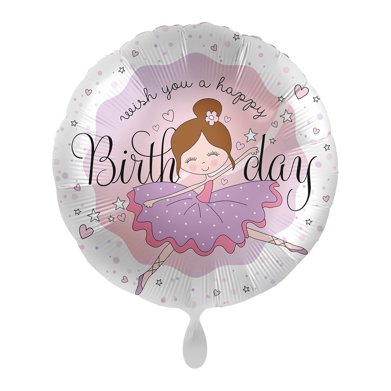 Premioloon Ballon Ballerina - Happy Birthday Premioloon Ballon Ballerina - Happy Birthday