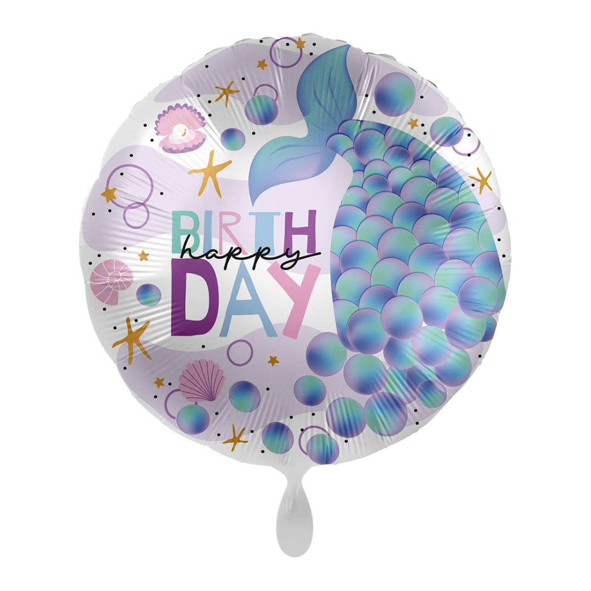 Premioloon Ballon Meerjungfrau - Happy Birthday Premioloon Ballon Meerjungfrau - Happy Birthday