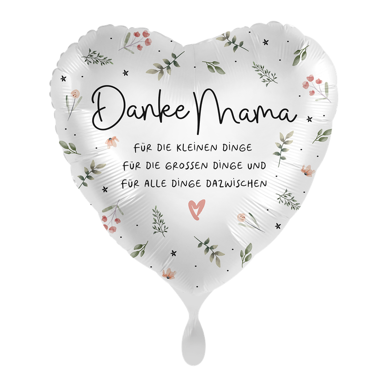 Premioloon Ballon Herz - Danke Mama Premioloon Ballon Herz - Danke Mama