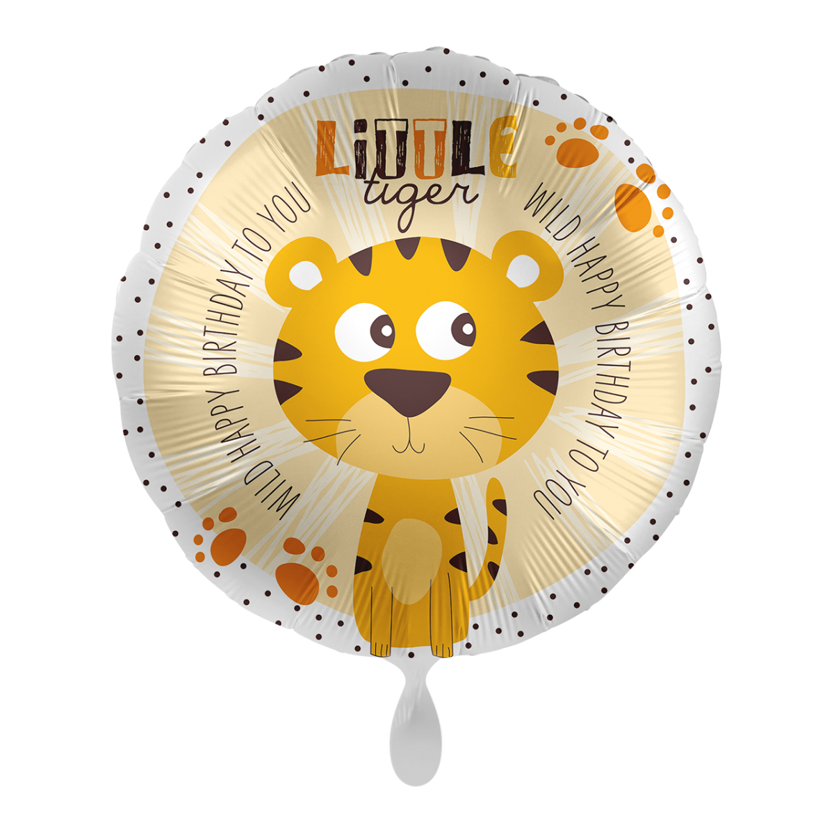 Premioloon Ballon Tiger - Happy Birthday