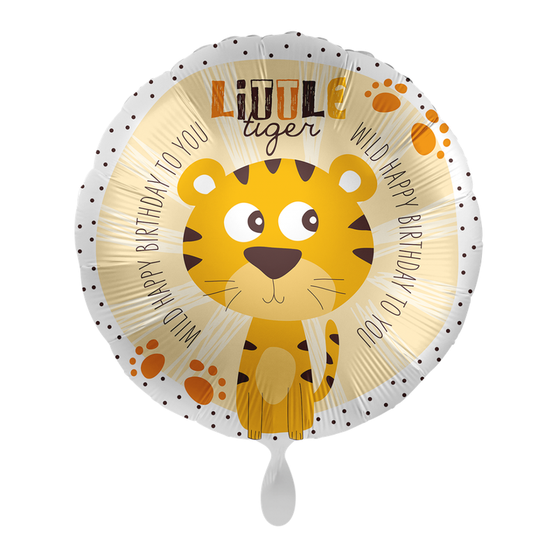 Premioloon Ballon Tiger - Happy Birthday Premioloon Ballon Tiger - Happy Birthday