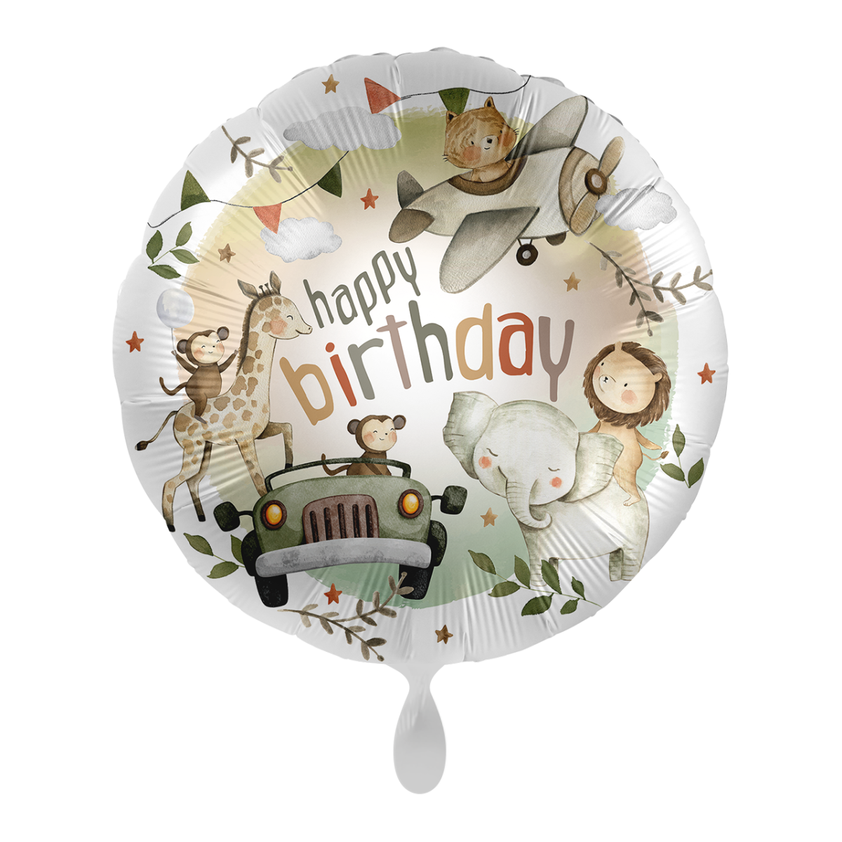 Premioloon Ballon Safari - Happy Birthday Premioloon Ballon Safari - Happy Birthday