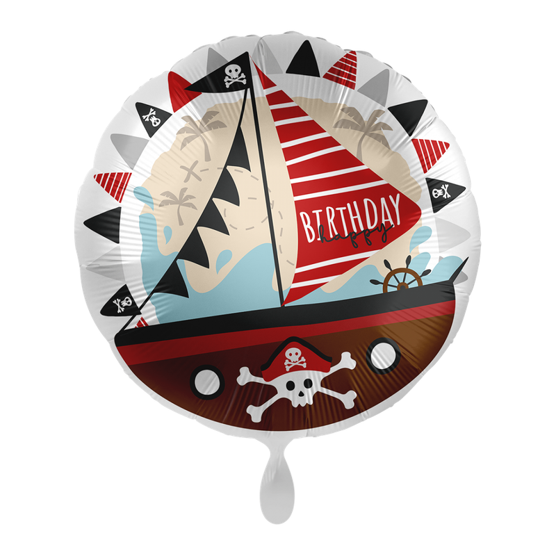 Premioloon Ballon Pirat - Happy Birthday Premioloon Ballon Pirat - Happy Birthday