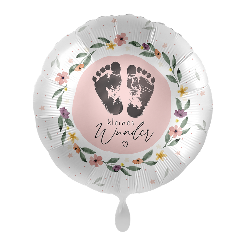 Premioloon Ballon Geburt - Kleines Wunder rosa Premioloon Ballon Geburt - Kleines Wunder rosa