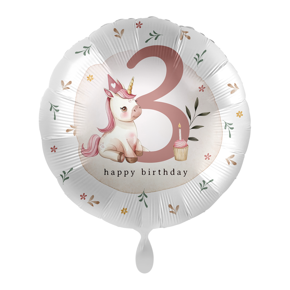 Premioloon Ballon 2. Geburtstag - Einhorn