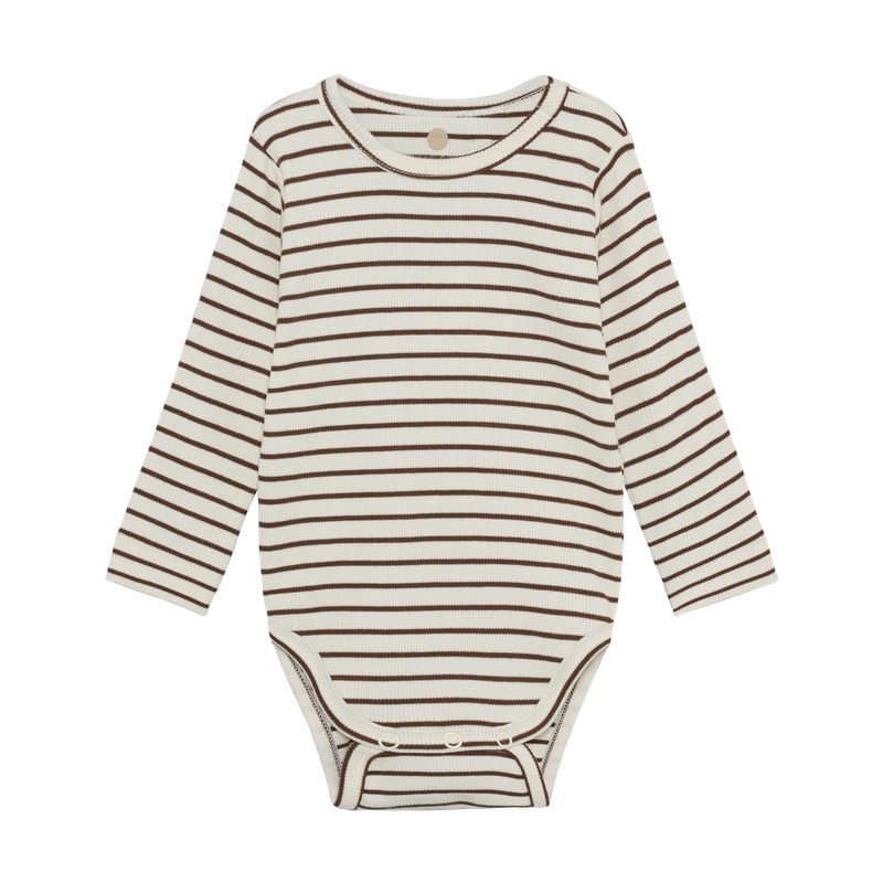 EN FANT Body Langarm Rib - chestnut EN FANT Body Langarm Rib - chestnut
