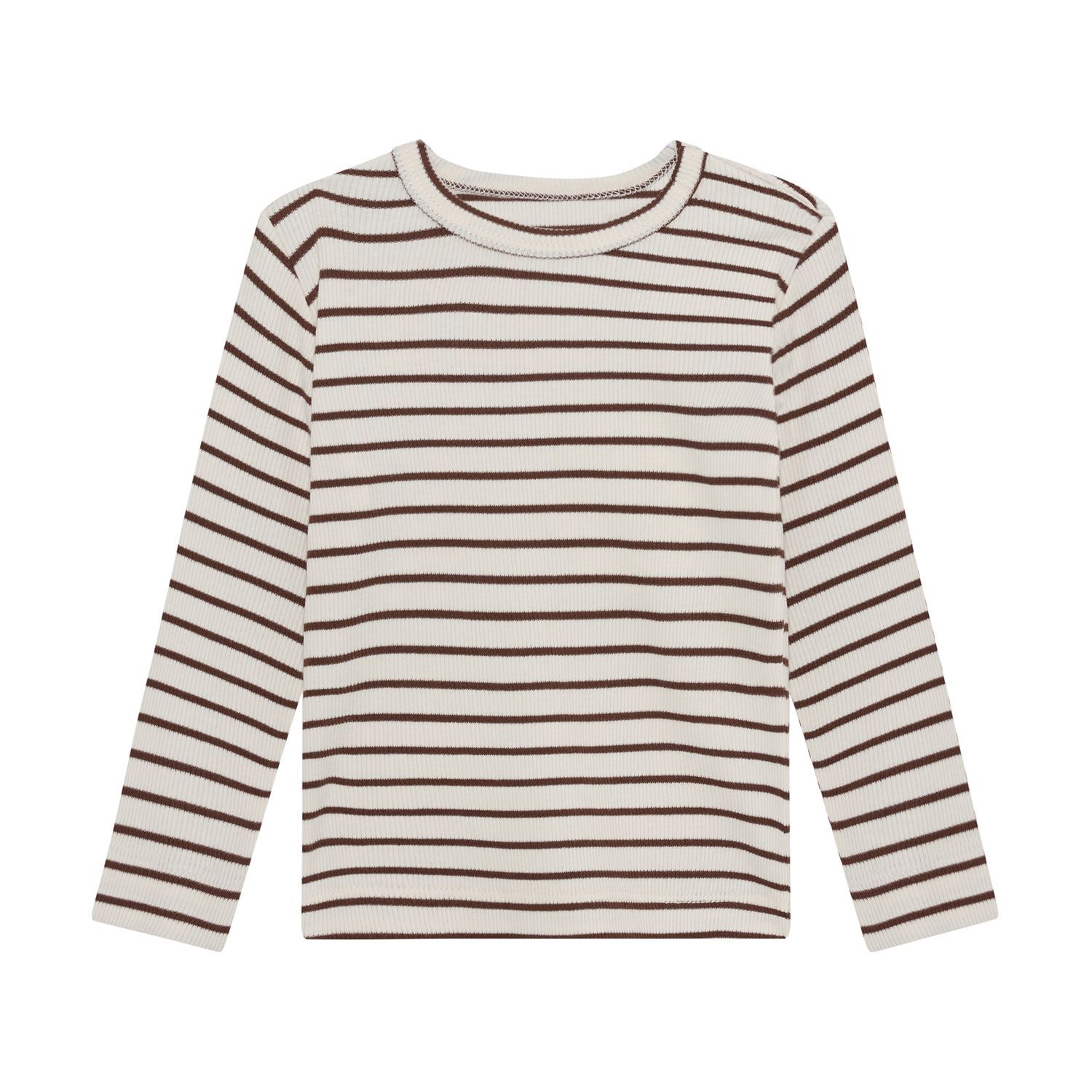 EN FANT Langarmshirt rib stripe - chestnut EN FANT Langarmshirt rib stripe - chestnut
