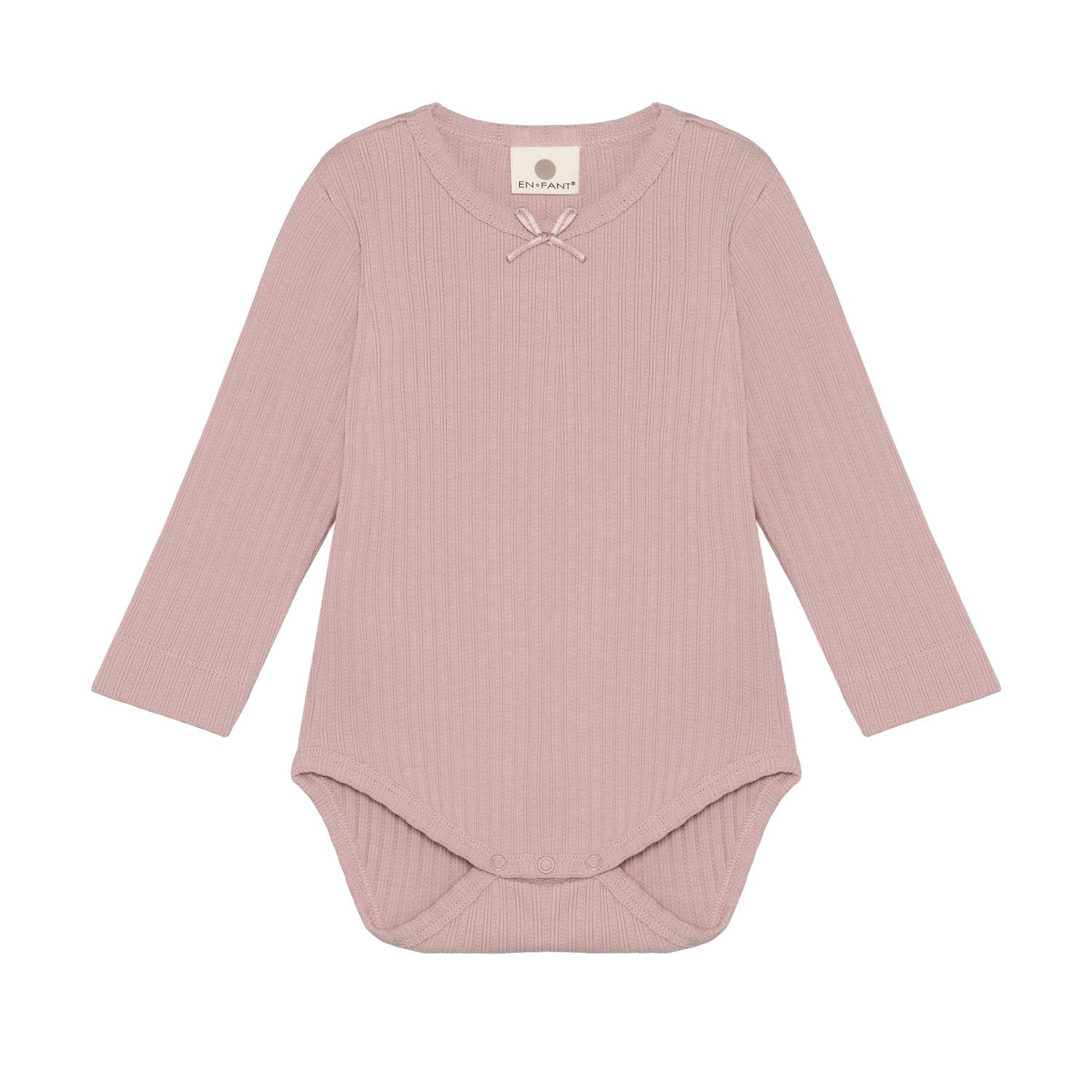 EN FANT Body Langarm Pointelle - rose EN FANT Body Langarm Pointelle - rose