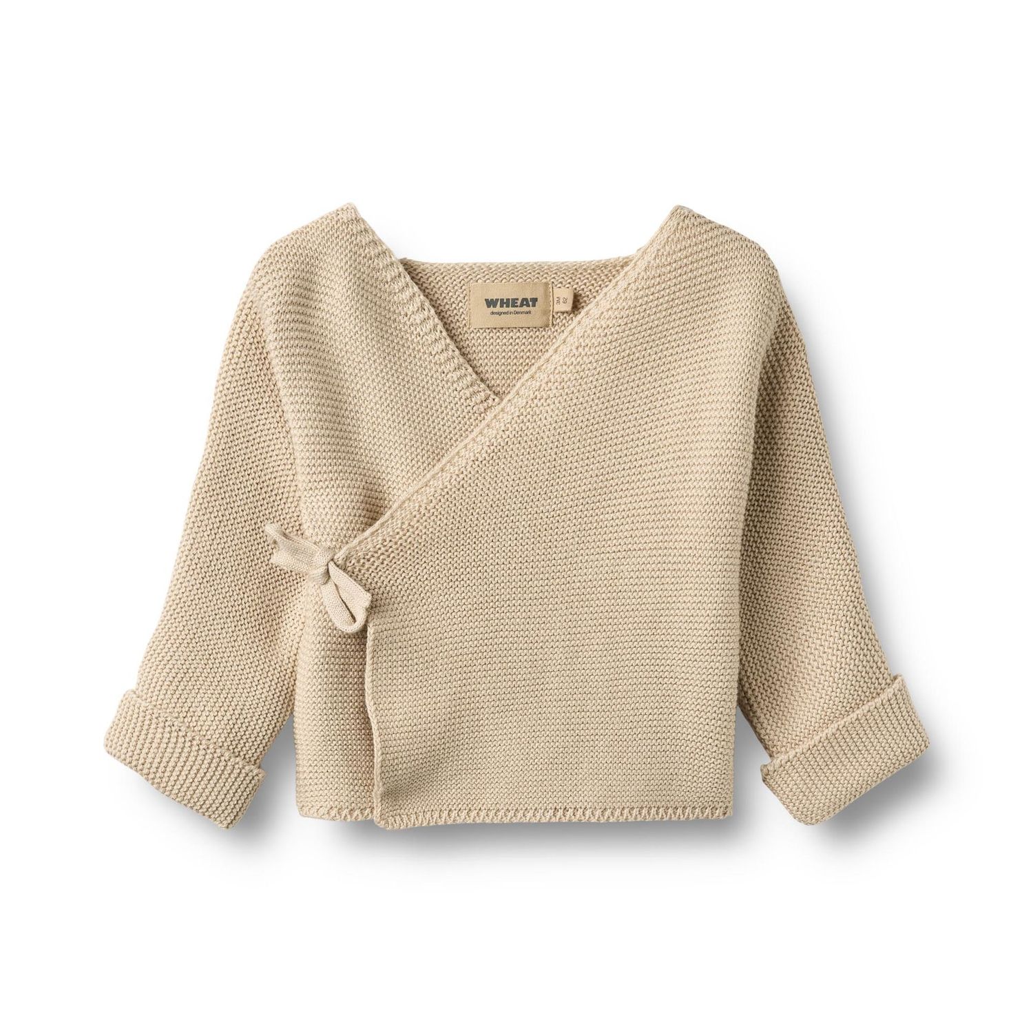 WHEAT Strick-Wickelshirt Siva - sand