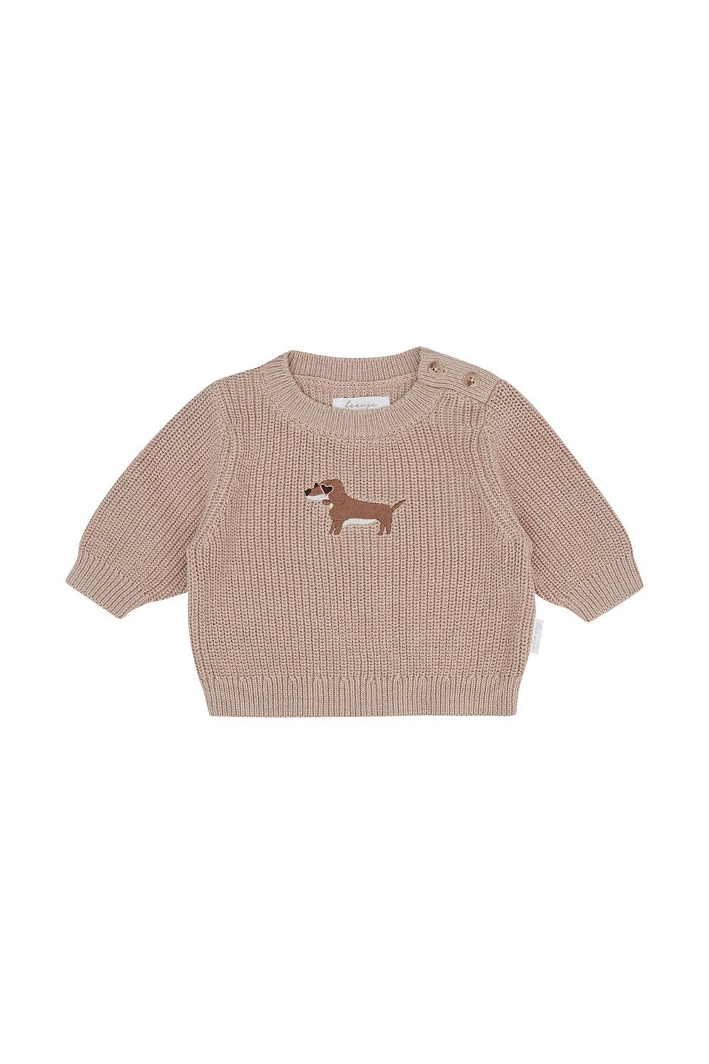 LEEVJE Strickpullover Baby - dog