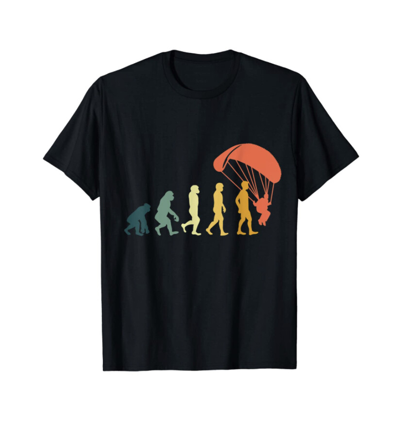 Paragliding T-Shirt "Evolution"