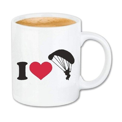 Gleitschirm Kaffee Tasse "Love"