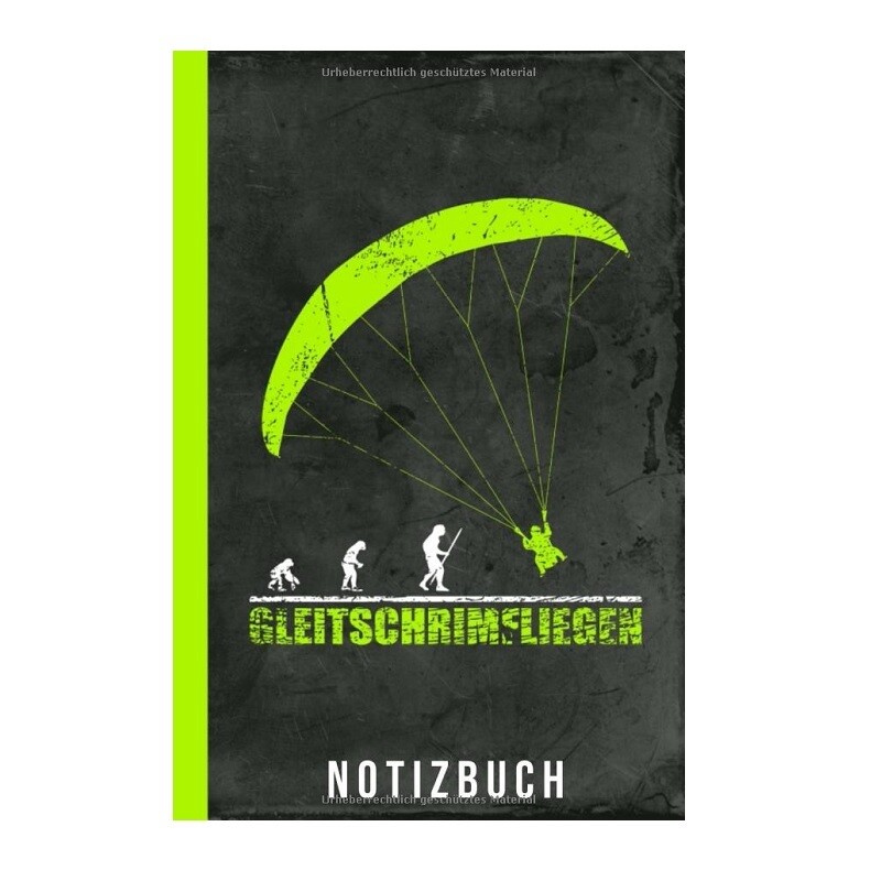 Gleitschirm Notizbuch "Evolution"