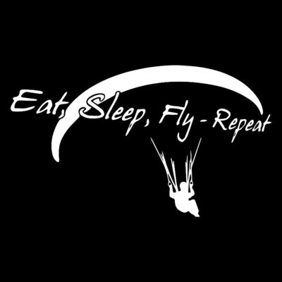 Autoaufkleber "Eat - Sleep -Fly - Repeat""