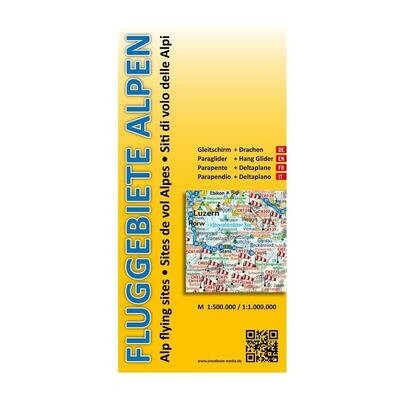Fluggebiete Alpen - Flugkarte!