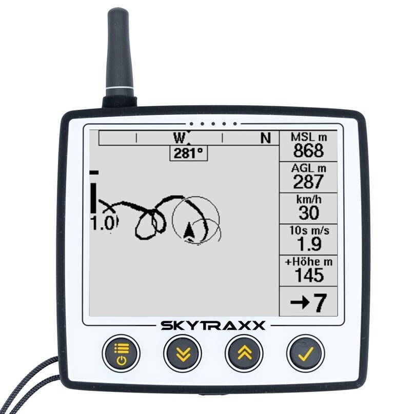 skytraxx-5-variometer-gps-schwarz-fanet-flarm-bluetooth-wlan-front
