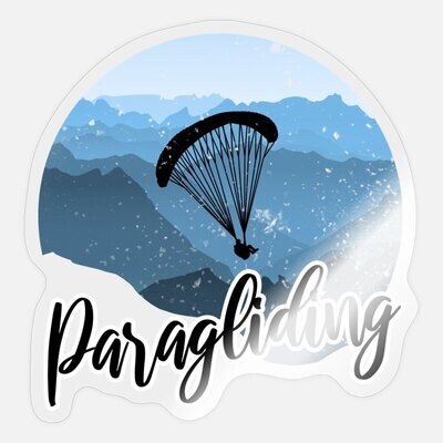 Sticker "Paragliding Winter"