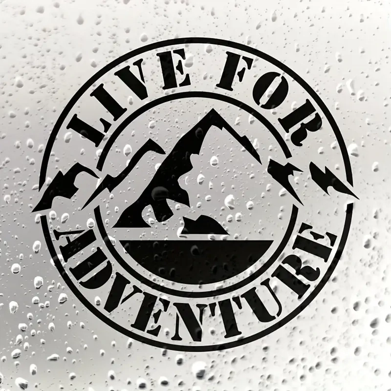 Autoaufkleber "Live for Adventure"