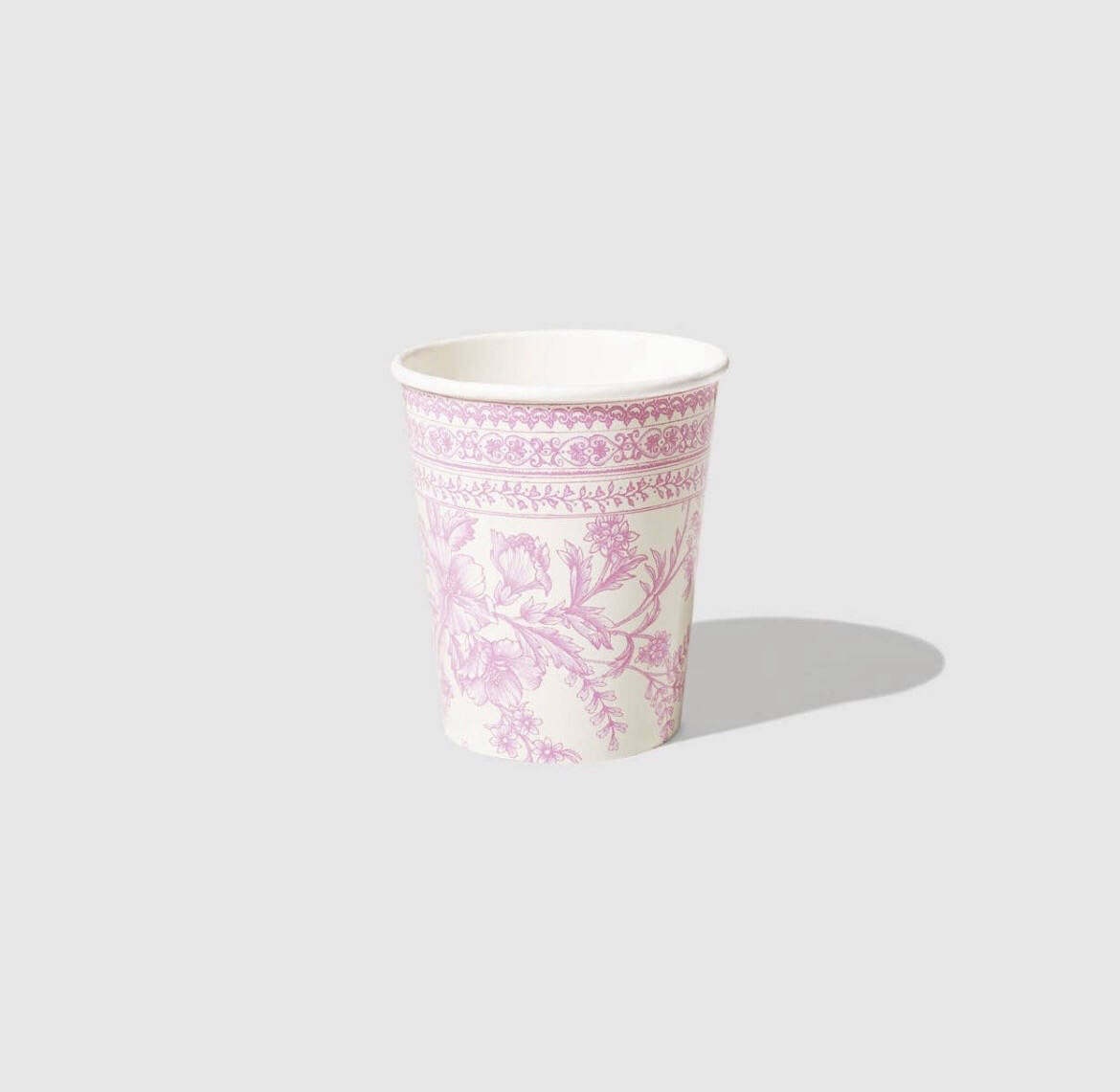 Pink Toile Collection- Cups (10/pack)