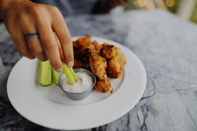 Chicken Wings Appetizer Platter