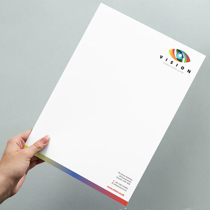 Premium Letterheads A4 Single Sided 120gsm Matt