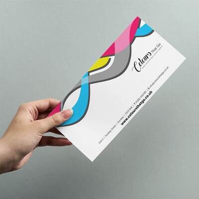 Compliments Slips DL Single Sided 120gsm Matt