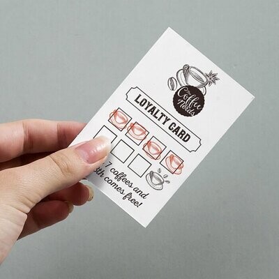 Economy Business Cards 85 x 55mm Double Sided 350gsm Matt