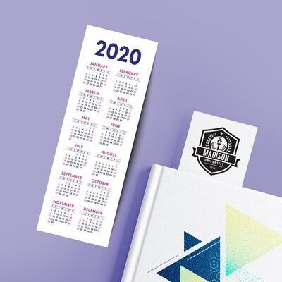 Bookmarks 55 x 210mm Double Sided 350gsm Silk