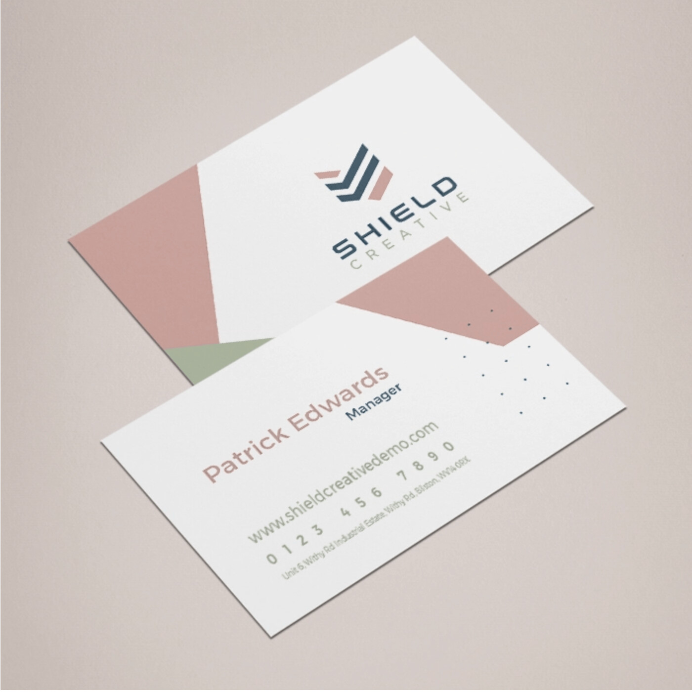 Economy Business Cards 85 x 55mm Double Sided 350gsm, Matt Laminated