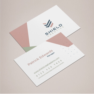 Economy Business Cards 85 x 55mm Double Sided 350gsm, Matt Laminated