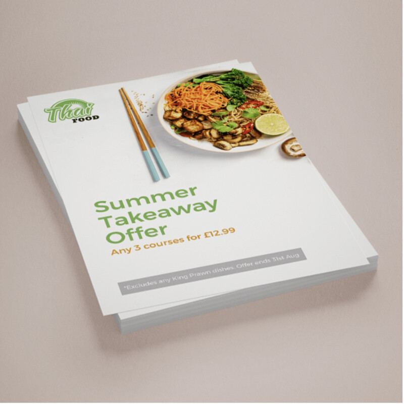 A5 Flyers Single Sided 170gsm Silk