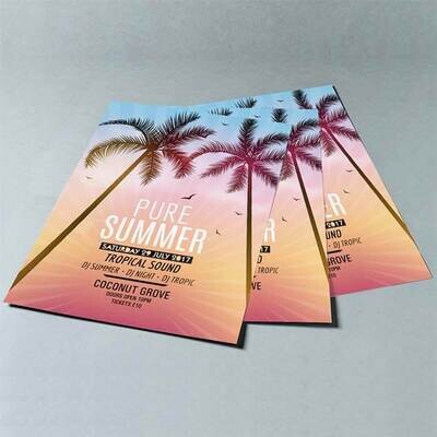A4 Posters Single Sided 300gsm Coated
