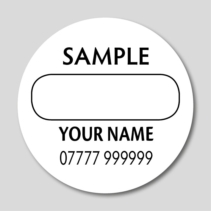 Label LE1 (25mm diameter)