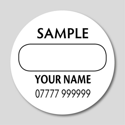 Label LE1 (25mm diameter)