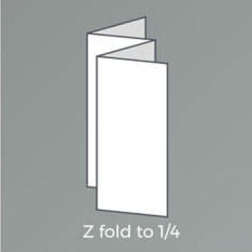 8-page DL Menus 300gsm Coated
