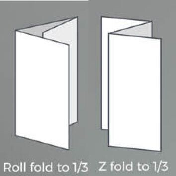 6-page A5 Menus 300gsm Coated